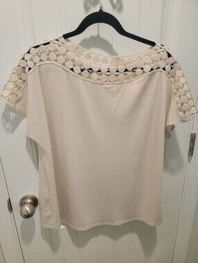 Cato XL Cream Colored Tatted Lace